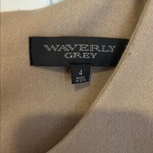 Waverly Tan and black leather Classic Beige dress
